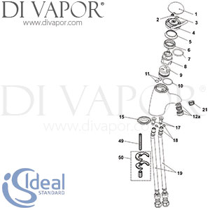 Ideal Standard Halo Basin Mixer Bathroom Tap Spare Parts - IDL DV 232